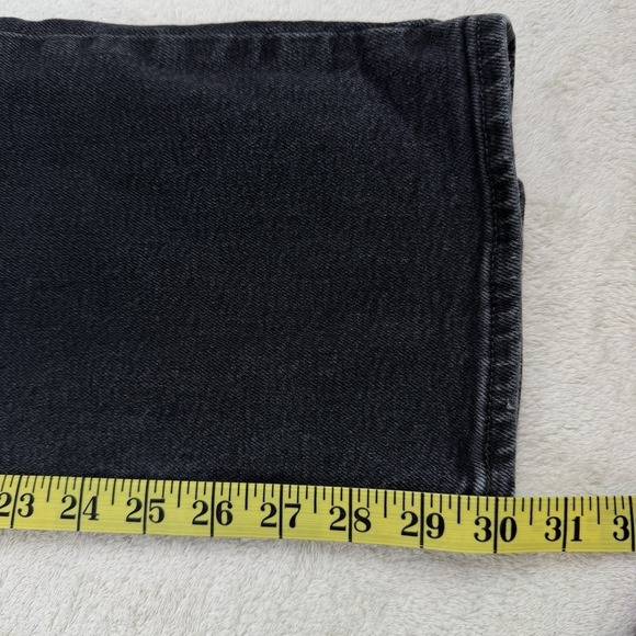 Hollister‎ Men's Baggy Black Washed  Denim Jeans Size W30 L32 Y2K - Picture 7 of 9